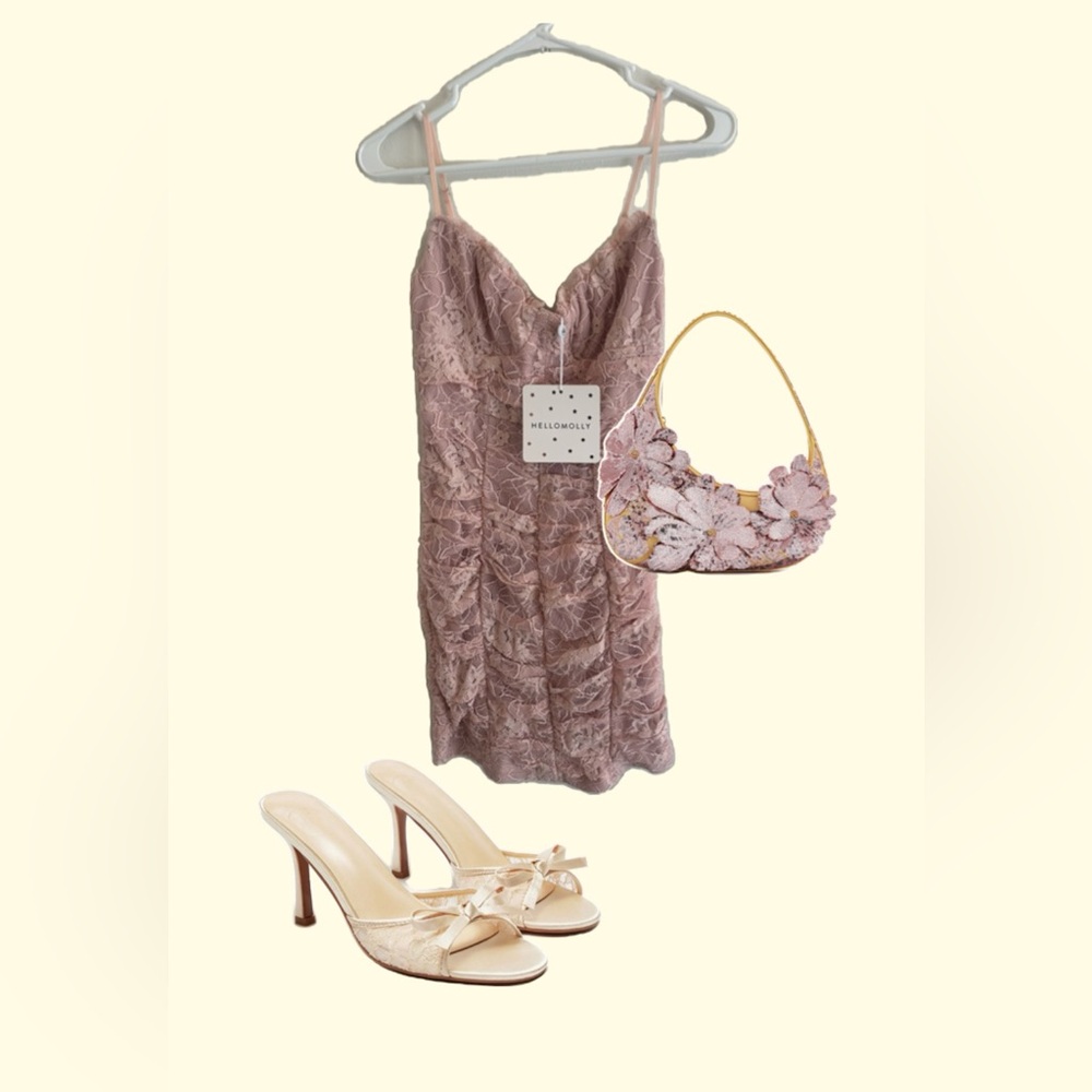 HELLOMOLLY LACE DRESS